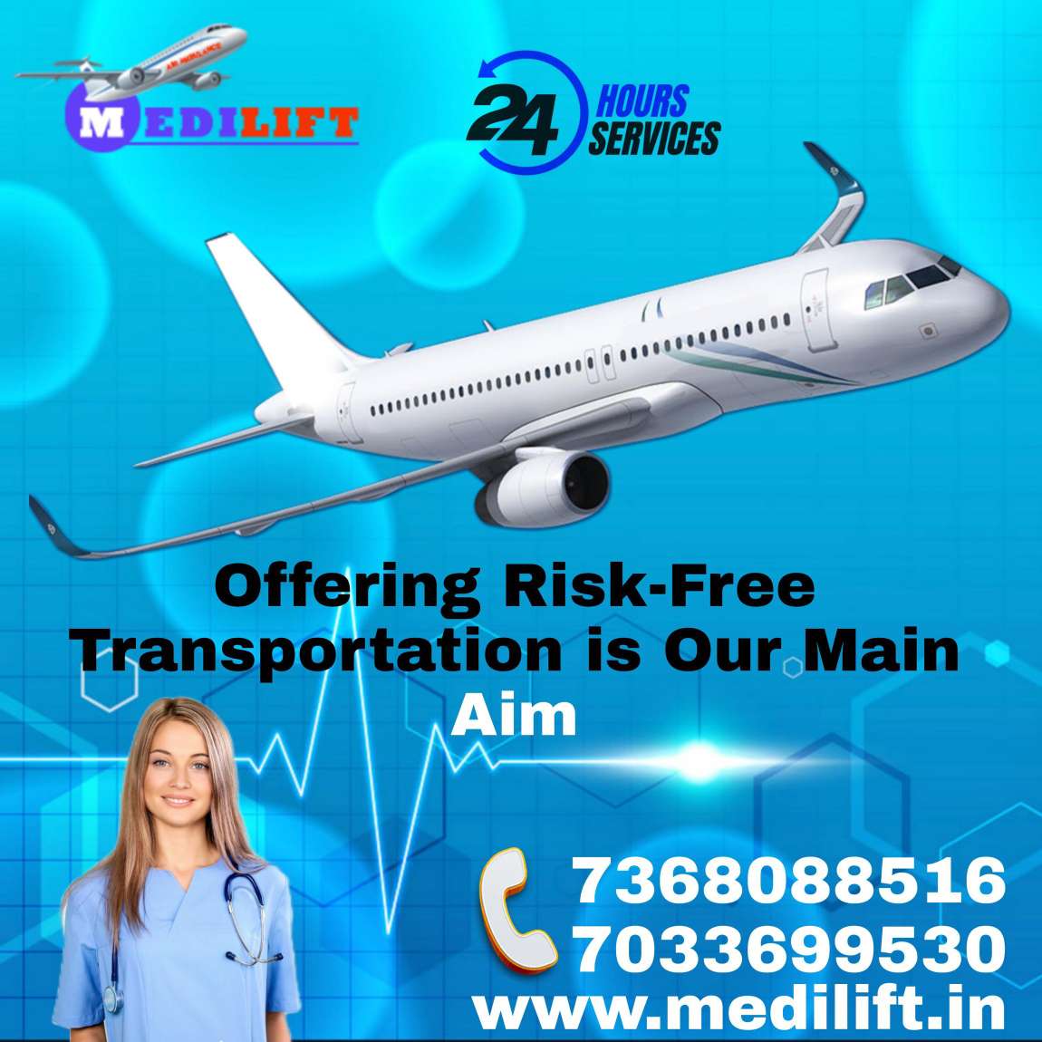 Book ICU Setup Air Ambulance Service in Patna Instantly with Expert Doctor - photo