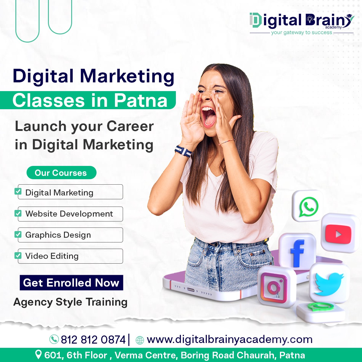 Get Enrolled Digital Marketing Classes in Patna with Digital Brainy Academy to Learn Skills - photo