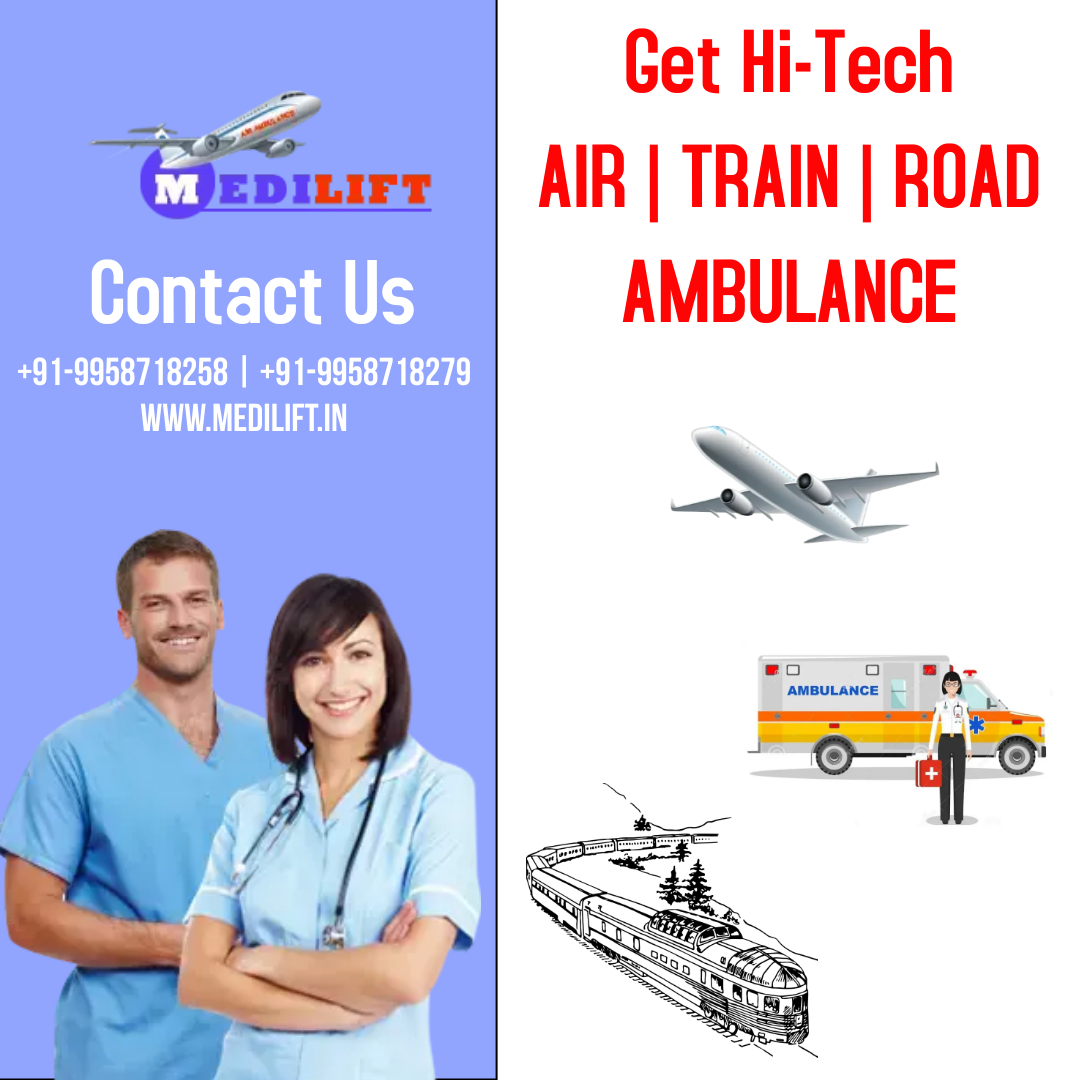 Get a Superlative & Reliable Train Ambulance in Guwahati by Medilift - photo