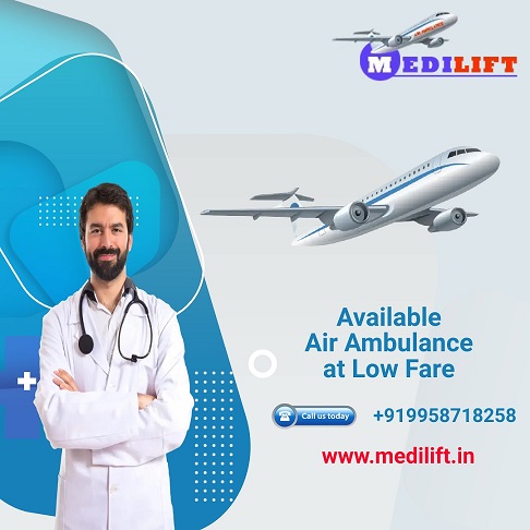Obtain Medilift Air Ambulance in Ranchi with Authorized Medical Staff - photo