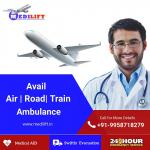 Utilize Full Setup of ICU Air Ambulance in Dibrugarh at Minimum Rate - Rent to advertisement in Dibrugarh