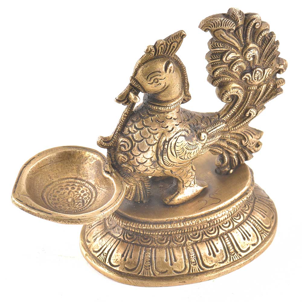 Mayur South Indian Oil Lamp - photo