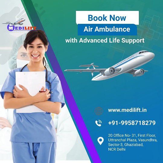 Quickly Shift the Patient by Medilift Air Ambulance in Chennai  - photo