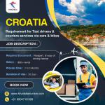 Croatia Requirement for Taxi Drivers & Couriers Services - Sell advertisement in Ahmedabad