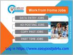 Earn money online by doing data entry, ad posting work - Services advertisement in Kolkata