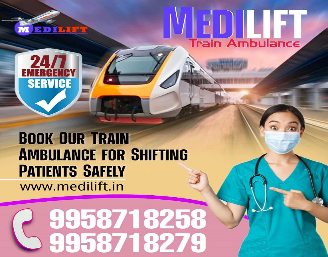 Utilize Medilift Train Ambulance in Guwahati with Extra-Ordinary Medical Aid - photo