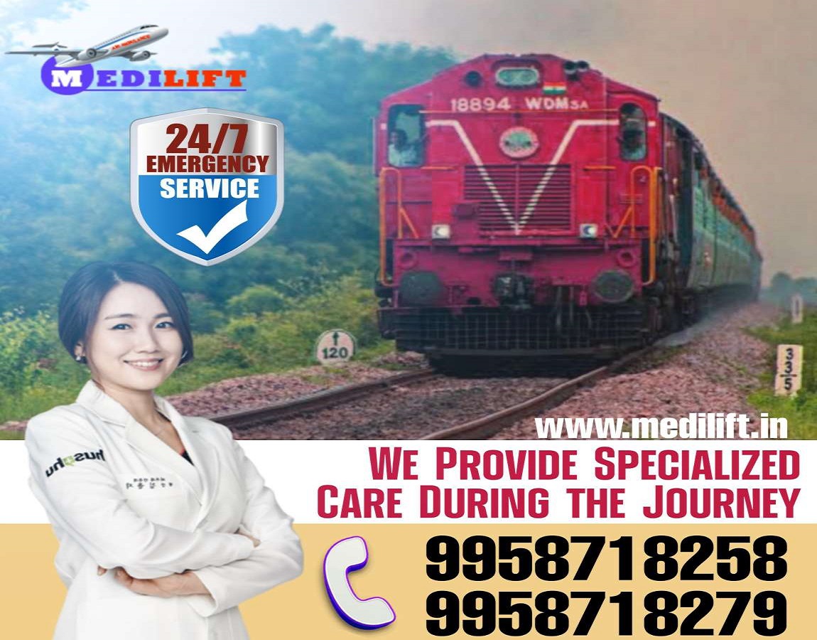 Take Medilift Train Ambulance in Kolkata with Superlative ICU Support - photo