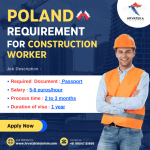 Poland Requirement For Construction  Worker - Sell advertisement in Ahmedabad