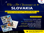 Job Vacancies in Slovakia: Forklift, CNC, and More! - Services advertisement in Ahmedabad