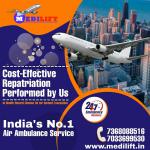 Safest and Unique ICU Air Ambulance in Patna by Medilift - Rent to advertisement in Patna