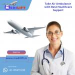 Obtain Medilift Air Ambulance in Delhi with Medical Crew - Rent advertisement in Delhi